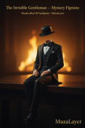 Invisible Gentleman 3D ფიგურა — MuzaLayer
